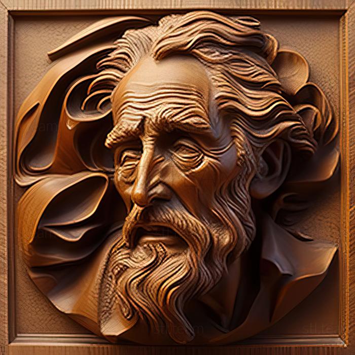 3D model Frederick Judd In American artist (STL)